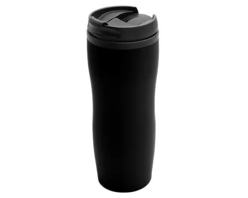 Термокружка Gamma, cофт-тач, черный