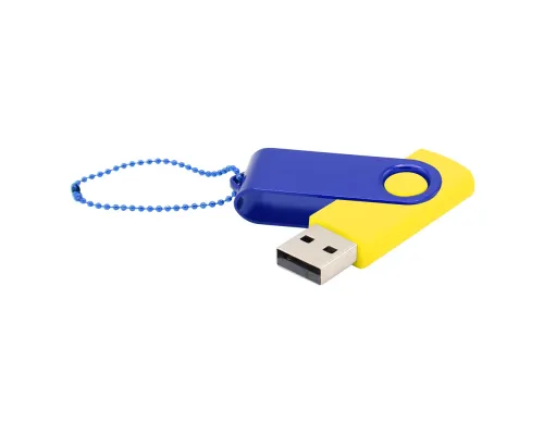 Флешка Designer To Go 2.0 USB 16Gb, желтый/синий