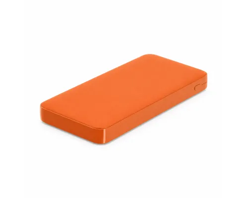 Внешний аккумулятор Polus, 10000 Mah, софт-тач покрытие, оранжевый