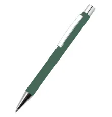 Ручка металлическая Rebecca софт-тач, темно-зеленая