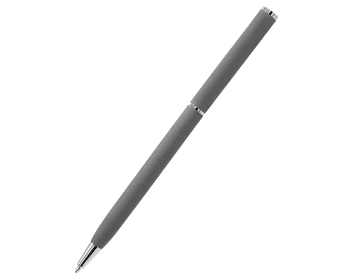 Ручка металлическая Tinny Soft софт-тач, серая