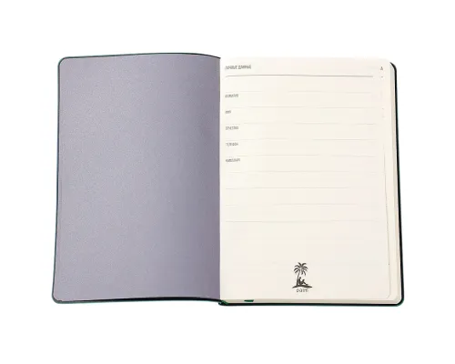 Ежедневник A5 недатированный Stefano в мягком переплёте, темно-зеленый