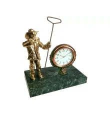 Настольный прибор "Металлург", золотистый/зеленый