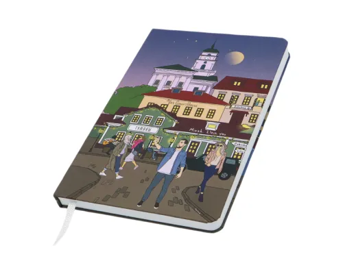 Записная книжка A6 Dziuna Зыбицкая в клетку 10,5 x 16 см