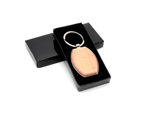 Брелок Woody E(эллипс), натуральный