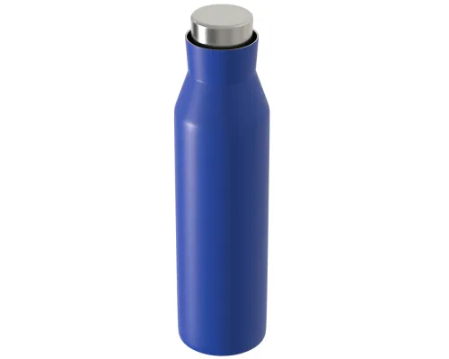 Термобутылка герметичная вакуумная Siluet, синяя