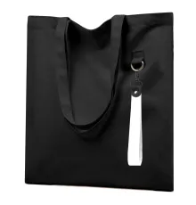 Сумка для покупок LUMISSA 325 г/м² с ремувкой, чёрный/белый