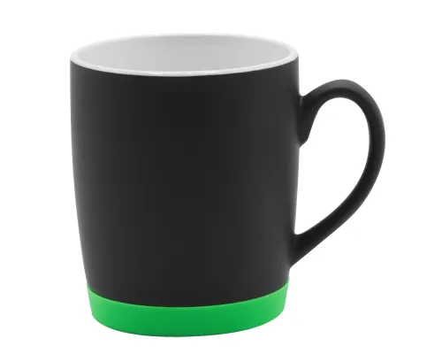 Кружка Make Me To Go, чёрная/зелёная