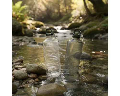 Бутылка пластиковая для воды Clipster, белый