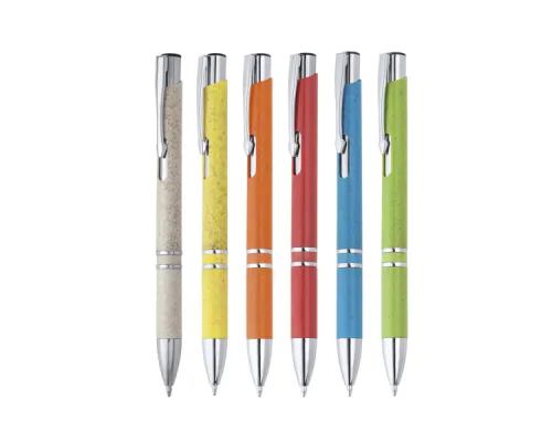 Ручка из пшеничного волокна HAYEDO, красная