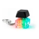 Брелок PUSH ME с LED подсветкой (фонарик), чёрный