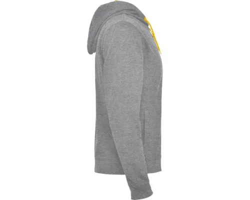 Толстовка FUJI мужская, СЕРЫЙ/ФЛУОРЕСЦЕНТНЫЙ ОРАНЖЕВЫЙ L