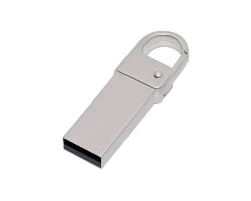 Флешка Carabine 16 Гб в футляре, серебристая