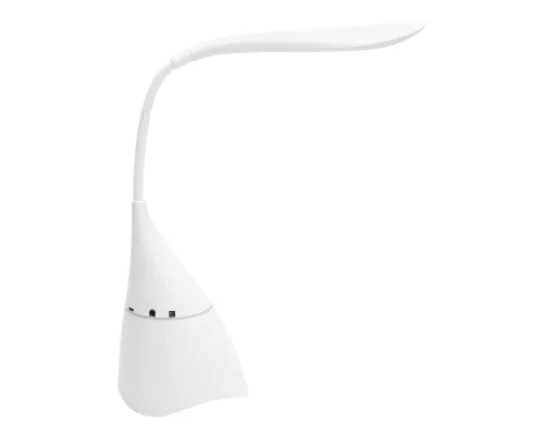 Настольная лампа с колонкой Swanny, белая