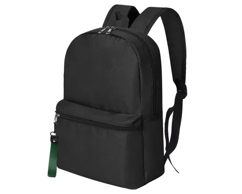 Рюкзак BASIS TO GO, Чёрный/Зелёный