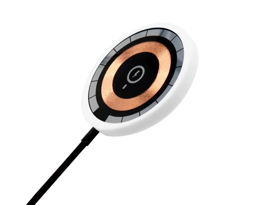 Беспроводное магнитное зарядное устройство Aphia 15W To Go, черный/белый