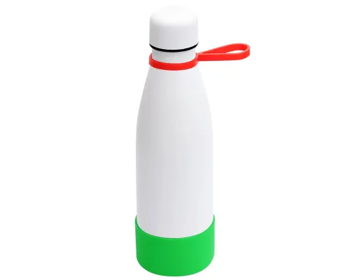 Термобутылка герметичная вакуумная Olivia To Go, белый/красный/зеленый