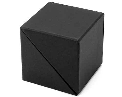 Настольный органайзер с бумажными стикерами Nivora, черный