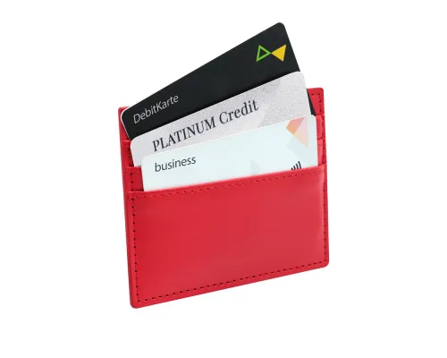 Держатель банковских карт Versal, красный