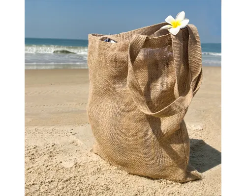 Cумка хозяйственная  Bagsy Jute 270 г/м2, бежевая