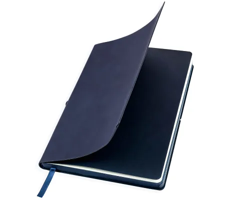 Ежедневник A5 недатированный Massimo в мягком переплёте, темно-синий