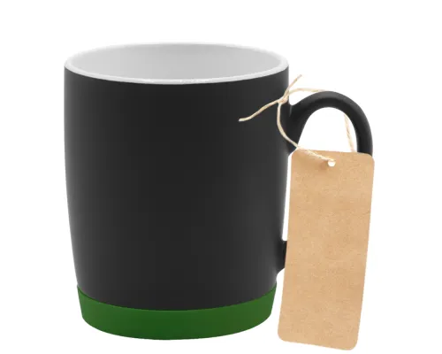 Кружка Make Me To Go, чёрная/зелёная_с_биркой