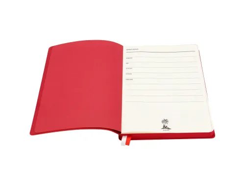 Ежедневник A5 недатированный Gabby в мягком переплёте, красный