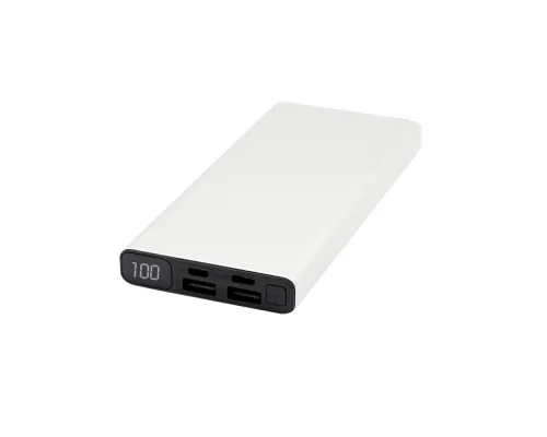 Внешний аккумулятор Höginn в металлическом корпусе, 10000mAh, серый