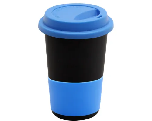 Кружка Magic To Go, черный/светло-синий
