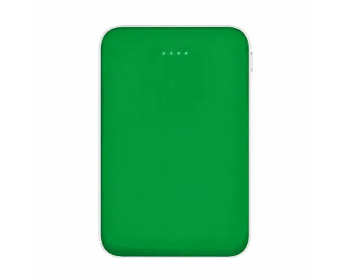Внешний аккумулятор Fluffy, 5000 Mah, зеленый