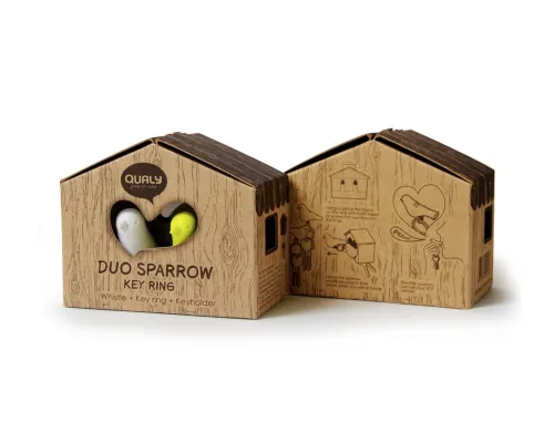 Держатель и брелок для ключей Duo Sparrow, черный