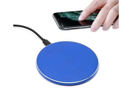 Беспроводное зарядное устройство Flappy 10W, синий