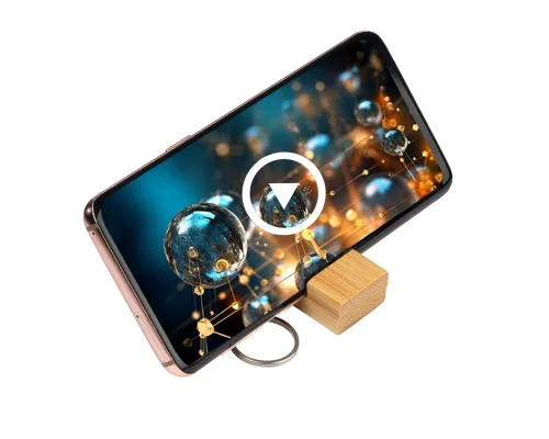 Подставка для телефона Purse, Светло-коричневый