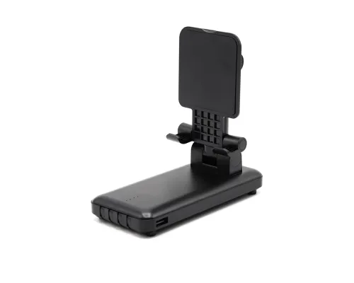 Внешний аккумулятор c подставкой для телефона Hold-Pro 10000mAh, черный