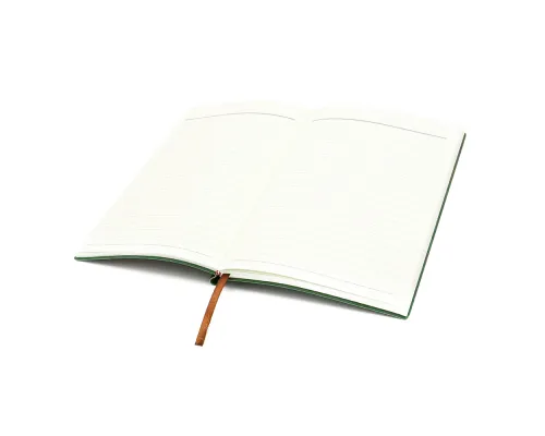 Блокнот A5 Donnie в мягком переплёте c карманом для ручки, тёмно-зелёный