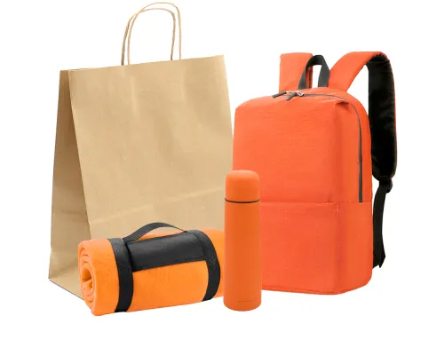 Подарочный набор FOR PICNIC, оранжевый