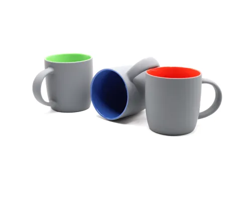 Кружка Spring, софт-тач, зеленая