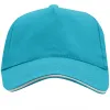 Бейсболка 5-панельная ERIS, Бирюзовый