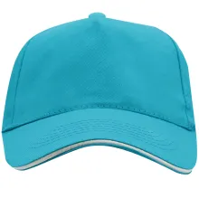 Бейсболка 5-панельная ERIS, Бирюзовый