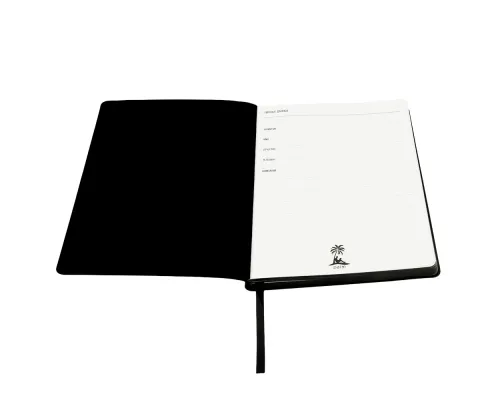 Ежедневник A5 недатированный Dante в мягком переплёте софт-тач, чёрный