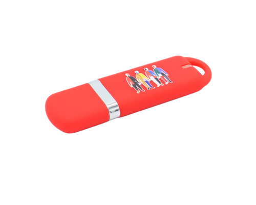 Флешка Shape с покрытием Софт Тач, 16 Гб, красная Флешка Shape с покрытием Софт Тач, 16 Гб, красная