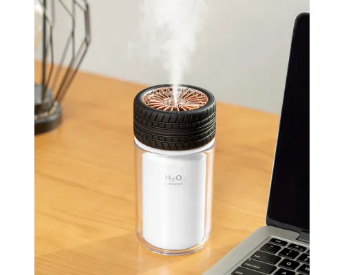 Светодиодный USB увлажнитель Wheel, белый