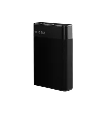 Внешний аккумулятор в металлическом корпусе Apria, 10000 mAh, черный