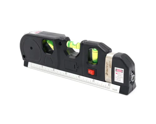 Лазерный уровень Кёльн с рулеткой 3,0 м, черный