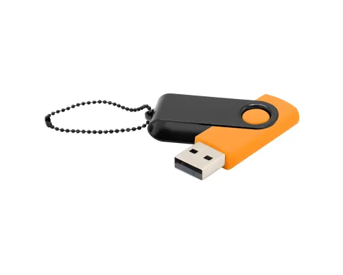 Флешка Designer To Go 2.0 USB 16Gb, оранжевый/черный