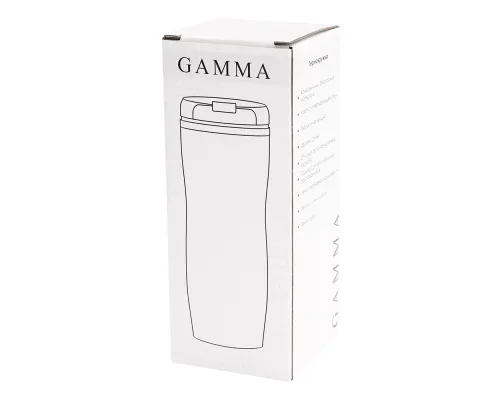Термокружка Gamma, матовый, белый