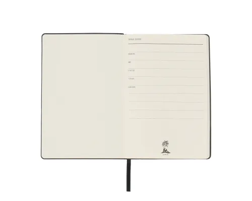 Ежедневник A5 недатированный Simflex в мягком переплёте, чёрный