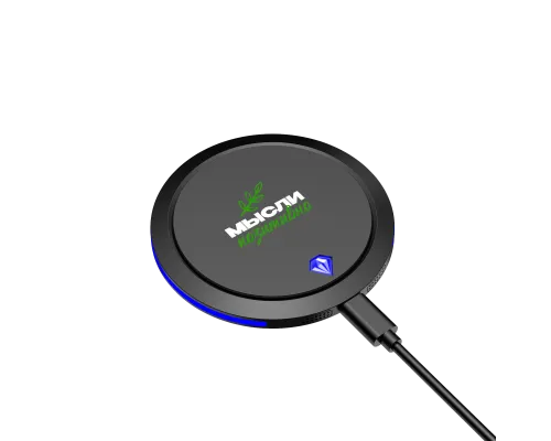 Беспроводное зарядное устройство Pebble 15W, черный