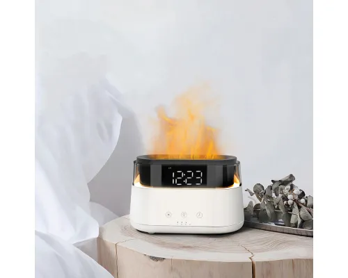 Светодиодный USB увлажнитель-ароматизатор Brava с часами с RGB подсветкой