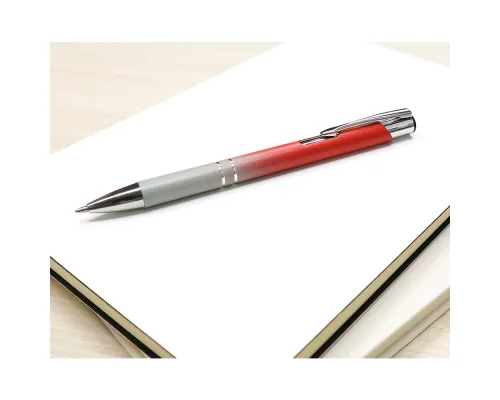 Ручка металлическая Britney градиент, красный